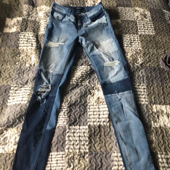 Scotch & Soda LA Bohemienne Mid Rise Skinny Jeans - Picture 1 of 2